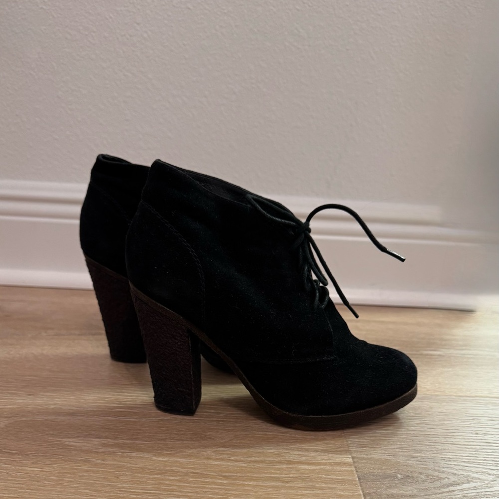 Black Suede Ankle Boots